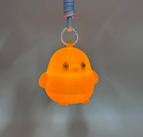3D Printed Cute Golden Chick Lamp 2026 Pendant Night Light Ambient Light Fashion Keychain Pendant Lamp