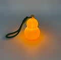 3D Printed Gold Gourd-Shaped Lamp Keychain Pendant Night Light Ambient Light Warm Light Button Battery Pack (2 Pack)