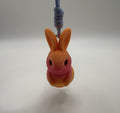 3D Printed Orange-Yellow Gradient 2026 Bunny Pendant Lamp, Cute Bunny Night Light, Stylish Keychain Lamp