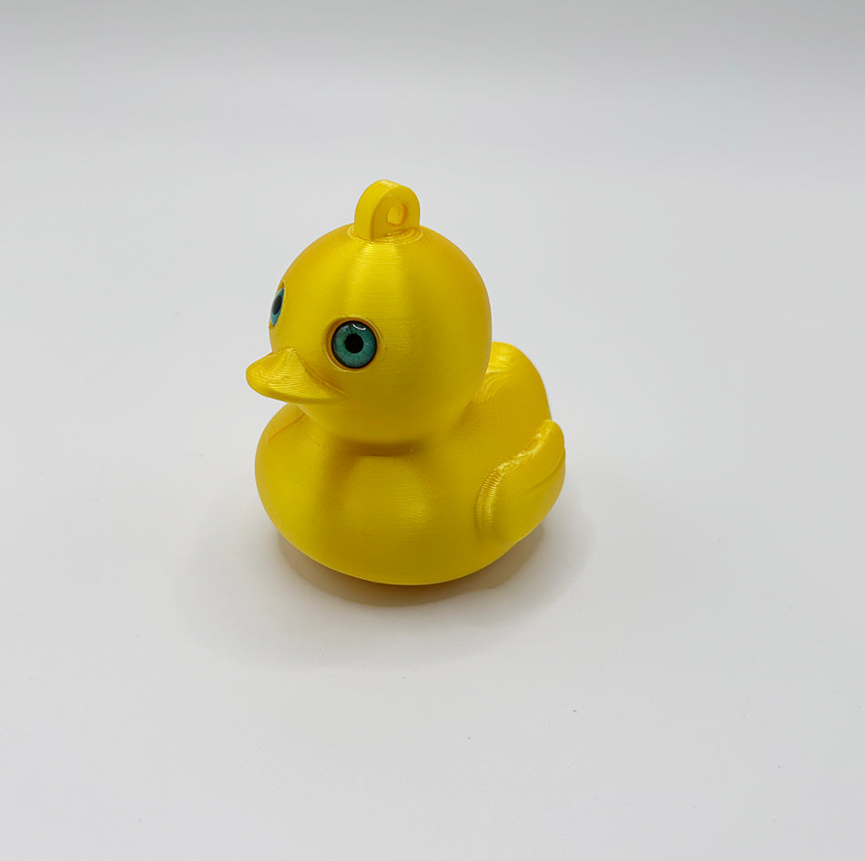3D Printed Bright Gold 2026 Duck Pendant Lamp, Cute Duck Night Light, Stylish Keychain Lamp