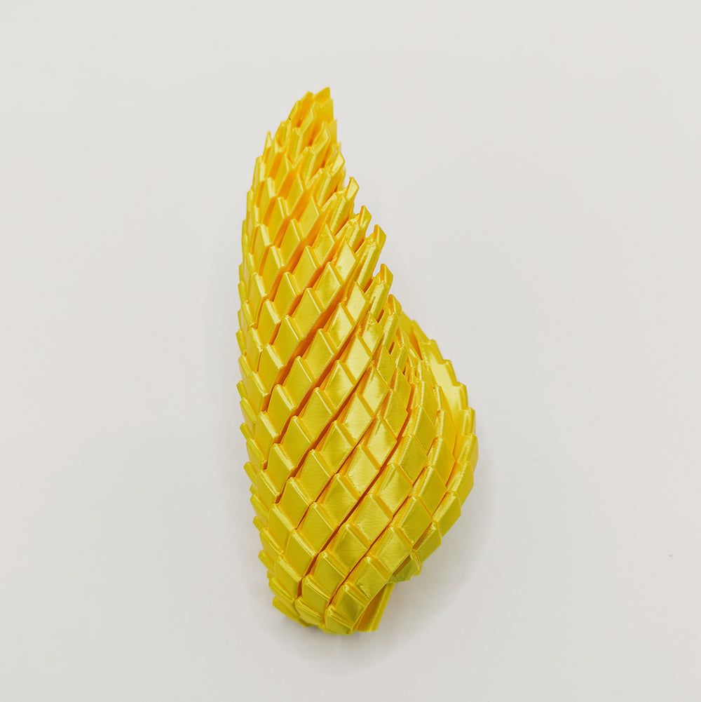 Deformable 3D Printed Slime Ball, Creative Twisting Finger Decompression New Dragon Egg Rotating Transforming Model Toy